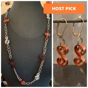 Twisted Metal Jewelry Set